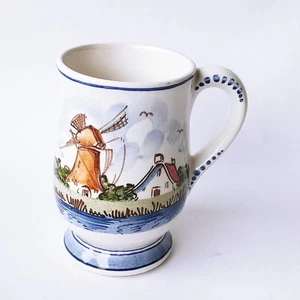 Holland Windmill Country Mug Deft Poly Handpainted Numbered (su1) - Picture 1 of 6