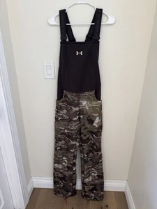 NWT Under Armour Women’s M Forest Camo Storm Mid Season Kit Hunting Bib $169.99 - Picture 1 of 22