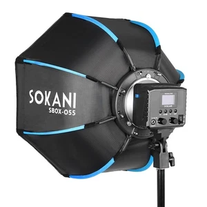 Sokani Foldable Deep Octagon Softbox 55cm Bowens Mount for Sokani COLBOR Aputure - Picture 1 of 5