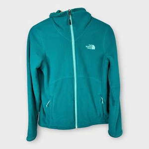 Chaqueta polar con cremallera azul The North Face para mujer talla pequeña Morning Glory - Imagen 1 de 10