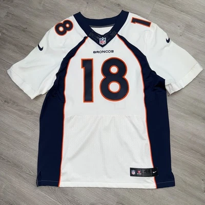 Camiseta deportiva PEYTON MANNING Denver Broncos Nike Elite 48 auténtica NFL Foto 1 de 4