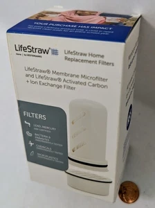 LifeStraw Home Replacement Filters.Membrane Microfilter Carbon Ion Exchange.seal - Picture 1 of 7