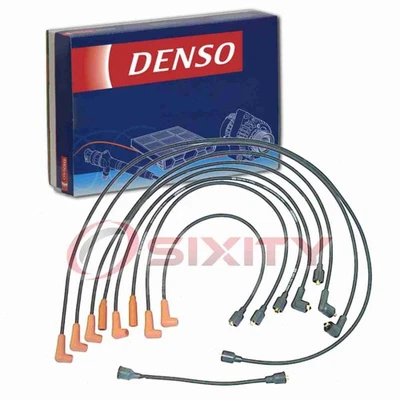 Juego de cables de bujía Denso para 1967-1971 Plymouth GTX 7,0 L 7,2 L V8 encendido qf Foto 1 de 4