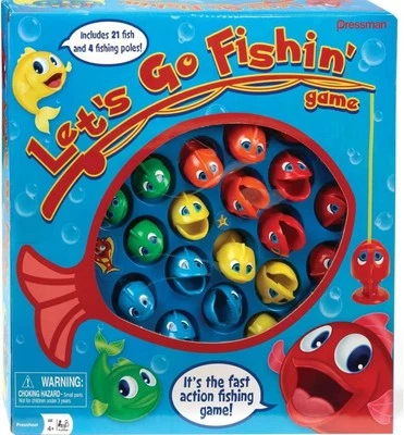 Lets Go Fishin Original Fishing Game For Kids 1 To 4 Players Ages 4 Up - Image 1 of 4