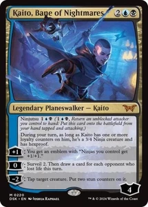 MTG Kaito inglese, Bane of Nightmares quasi nuovo Foil Duskmourn: House of Horror - Foto 1 di 1