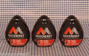 3 Mio Energy Liquid Water Enhancer BLACK CHERRY 36 Servings Total DRINK MIX - Picture 1 of 1