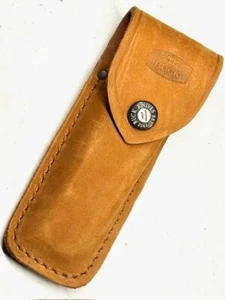 Buck 110 Folding Hunter Brown Distressed Leather Sheath - Picture 1 of 3