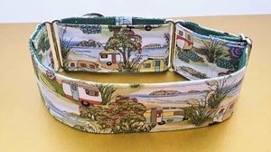 Lets go camping   . 50mm Martingale Collar. Greyhounds - Picture 1 of 1
