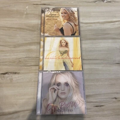 Carrie Underwood 3 CD LOT Cry Pretty NEW Carnival Ride & Some Hearts 💿 - Image 1 of 4