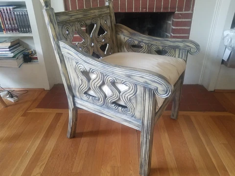 2 Beautiful Chairs Cover