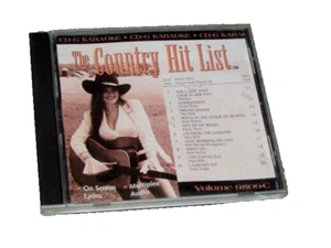 COUNTRY HIT LIST Vol.980G-C on screen lyrics Karaoke CD + G (case2-33) - Picture 1 of 3