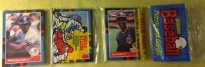 1988 Donruss Rack Pack Willie Randolph Ryne Sandberg Joe Carter Showing Front - Picture 1 of 2