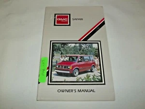 1988 GMC SAFARI OWNER'S MANUAL. VERY GOOD CONDITION. OEM. FREE S/H - Picture 1 of 1