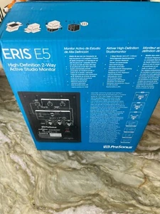 Monitor de estudio de campo cercano PreSonus Eris E5 2 vías 5,25" E5, unidad única negra - Imagen 1 de 7