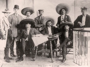 Zapata Emiliano Zapata and his staff POSTER 24 X 24 INCH Mexico History  - Picture 1 of 1
