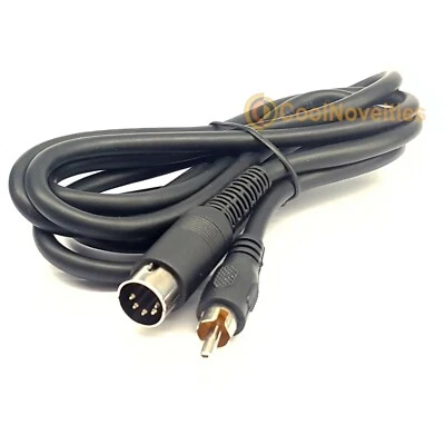 Tandy TRS-80 Model 1 Composite TV Video Cable - 5 pin DIN to Phono (1.8 Metres) - Image 1 of 3
