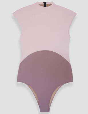 Ninefoot Marosi Surf Swimsuit One piece Nude & Mauve Size Medium NWT - Image 1 of 4
