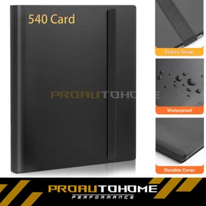 540 Pockets Card Sleeves Binder Sheets 9 Pocket Page Protector for Trading Cards - Picture 1 of 10