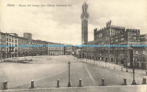 R618777 Siena Piazza del Campo ora Vittorio Emanuele II 612 Ditta Stefano Ventur - Imagen 1 de 4