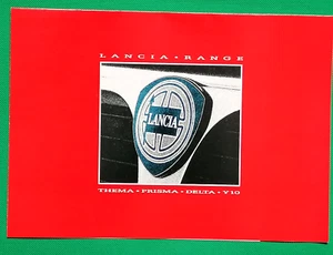 Folleto de ventas Lancia Range 1989 - Delta HF Turbo Theme V6 Prisma ie Y10 Fire - Imagen 1 de 4
