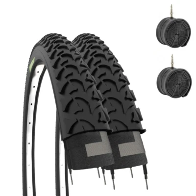 2 COPERTONI 20 X 1.75 + CAMERE PNEUMATICI MTB BAMBINO MOUNTAIN BIKE CITY BIKE 20 - Immagine 1 di 4