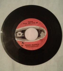 Please Make Him Love Me/Make the Music Play-Dionne Warwick-45RPM-Scepter - Picture 1 of 2