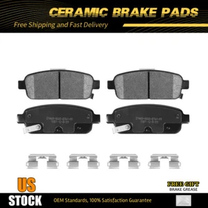 Rear Ceramic Brake Pads for Chevy Cruze Sonic Trax Volt Buick Encore w/ Hardware - Picture 1 of 7