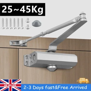 25-45KG Heavy Duty FIRE RATED Overhead Door Closer Opener Softs Close Adjustable - Picture 1 of 11
