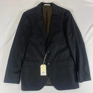 Club Monaco Herren Grant Fit Braun Wolle Blazer Sport Mantel Gr. 40 L Neu mit Etikett - Bild 1 von 14