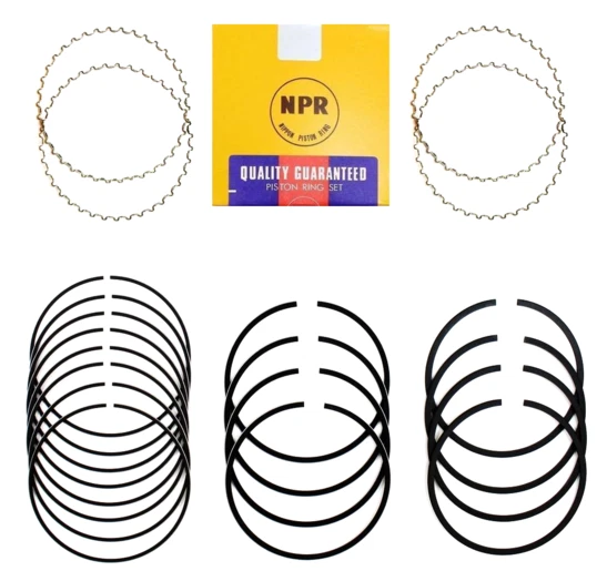 CHROME PISTON RING SET FOR TOYOTA HILUX LN147R LN167R LN172R 5L 5LE DIESEL 3L I4 - Image 1 of 1