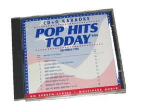POP HITS TODAY USA Dezember 1998 Texte auf dem Bildschirm Karaoke CD + G (Case2-45) - Bild 1 von 3