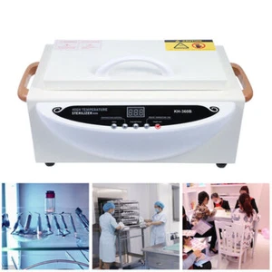 1.5L Portable Dry Heat High Temperature Sterilizer 300W Autoclave Nail Art Salon - Picture 1 of 12