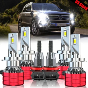 For Mercedes-Benz Sprinter 2500 3500 2011-2018 LED Headlight & Fog Light Bulbs - Picture 1 of 12