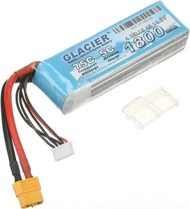 Glacier 14.8V LiPo Battery 4S 75C 1800mAh Lipos with XT60 Connector - Bild 1 von 1