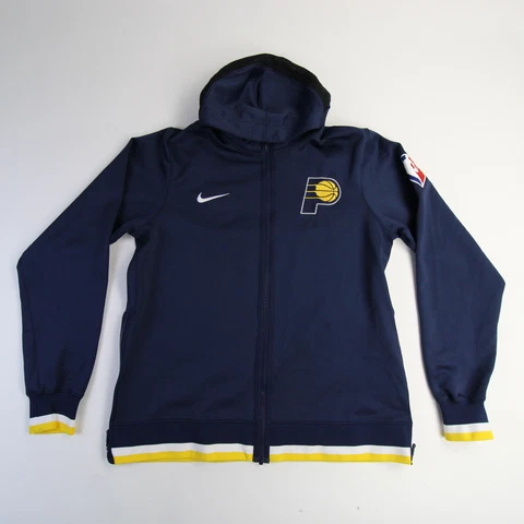 Indiana Pacers Nike NBA Authentics Dri-Fit Jacket Men's Navy Used Cover