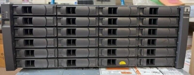 Netapp DS4486 Disk Array Shelf w/ 24x 8TB X480A Drives, 2x IOM6, 4x PSU, Rails - Image 1 of 2
