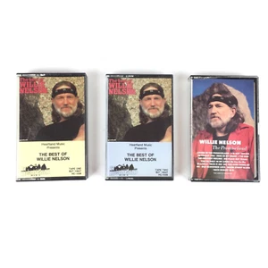 Best Of Willie Nelson Cassette LOT x 3 Heartland Music & Promiseland VTG 1986 - Picture 1 of 4