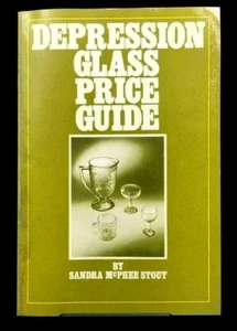 Depression Glass Price Guide 1972 Softcover Sandra McPhee Stout - Imagen 1 de 2
