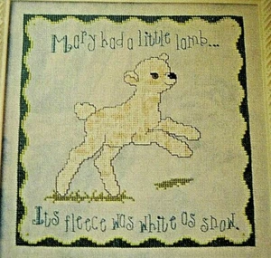 Cross Stitch "NURSERY RHYMES" pattern ~ twinkle little star, mary little lamb - Picture 1 of 2