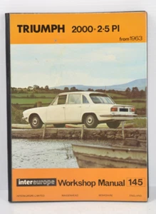 Triumph 2000 2.5 Workshop Service Manual Vintage InterEurope - Picture 1 of 12