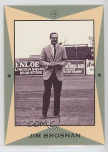 1990 Little Sun Major League Writers Jim Brosnan #10