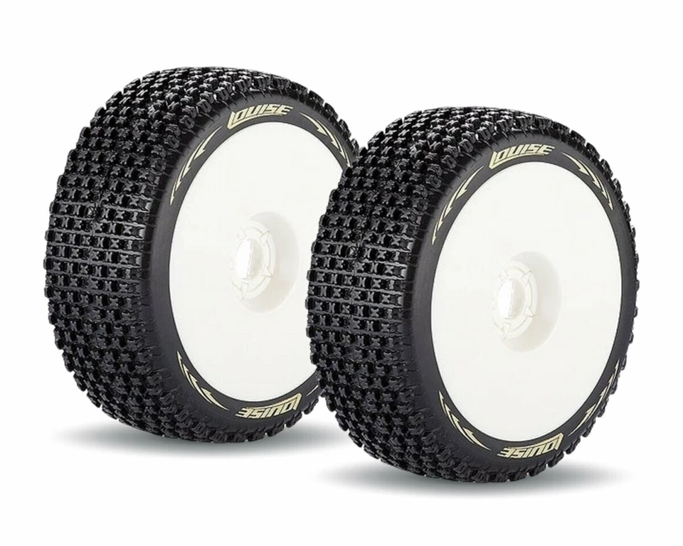 LOUISE B-Pirate Reifen soft auf Felge weiß Buggy 1:8 LOUT3126SW  - Bild 1 von 1