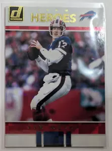2017 Donruss Team Heroes JIM KELLY #7 BUFFALO BILLS 🏈 - Foto 1 di 2