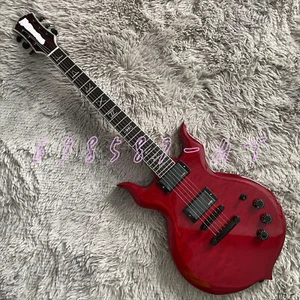 Schecter Devil Red SG E-Gitarre Quited Maple Top HH Tonabnehmer Mahagoni Korpus - Bild 1 von 6