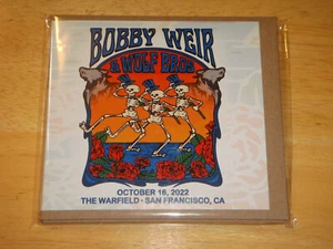 BOB WEIR WOLF BROS Live 10/16/2022 The Warfield SAN FRANCISCO 3CD grateful dead - Picture 1 of 11