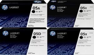 AUTHENTIQUE TONER HP 05A ou 05x ou DUALPACK 05AD ou 05XD NEUF SCELLER - Picture 1 of 9