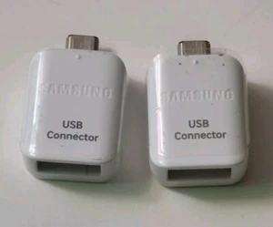 Set Of 2 OEM Samsung Connector USB to Type C Converter Adapter - Picture 1 of 5