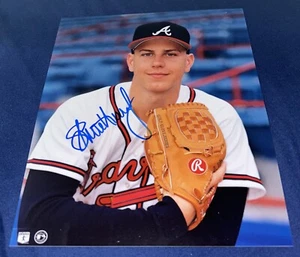 STEVE AVERY SIGNED 8X10 PHOTO ATLANTA BRAVES BASEBALL PITCHER AUTOGRAPH AUTO - Picture 1 of 1