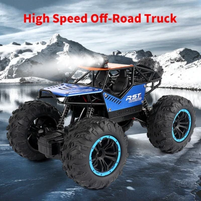 Alloy Off-Road Remote Control Car RC Monster Truck High-Speed Climbing Vehicle - Image 1 of 4