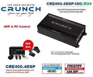 Crunch CRE400.4DSP-ISO.M24 DSP Verstärker kompatibel mit Fiat Ducato 2014 - 2021 - Bild 1 von 21